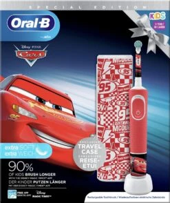 Oral B Oral-B Kids Cars - Elektrische Tandenborstel - Powered By Braun - 1 Handvat En 1 Opzetborstel -SmileBright Goedkope Winkel 1007x1200 1