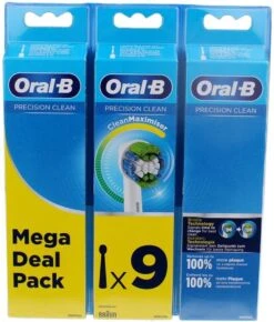 Oral B Oral-B Precision Clean - Met CleanMaximiser-technologie - Opzetborstels - 9 Stuks -SmileBright Goedkope Winkel 1021x1200