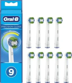 Oral B Oral-B Precision Clean - Met CleanMaximiser-technologie - Opzetborstels - 9 Stuks -SmileBright Goedkope Winkel 1043x1200