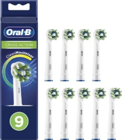 Oral B Oral-B CrossAction Opzetborstel Met CleanMaximiser-technologie, Verpakking Van 9 Stuks -SmileBright Goedkope Winkel 1049x1200 2