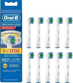 Oral B Oral-B Precison Clean Opzetborstels - 8 +2 Stuks 35 Oral B Oral-B Precison Clean Opzetborstels - 8 +2 Stuks -SmileBright Goedkope Winkel 1054x1200
