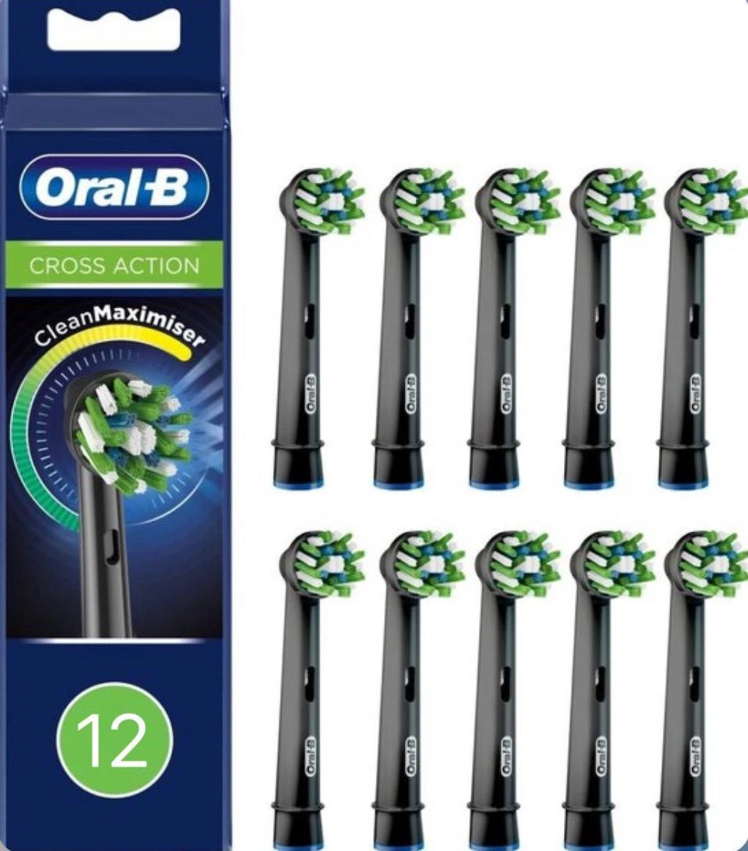 Oral-B CrossAction Opzetborstel Kleur Zwart, Verpakking Van 12 Stuks, Verpakking Van Brievenbusformaat 12 Oral-B CrossAction Opzetborstel Kleur Zwart, Verpakking Van 12 Stuks, Verpakking Van Brievenbusformaat - Afbeelding 12
