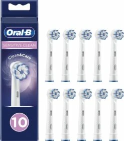 Oral B Oral-B Sensitive Clean - Met CleanMaximiser-technologie - Opzetborstels - 10 Stuks - Brievenbusverpakking -SmileBright Goedkope Winkel 1057x1200