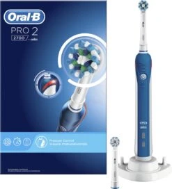 Oral B Oral-B Pro 2 2700 CrossAction - Elektrische Tandenborstel - Blauw, Wit -SmileBright Goedkope Winkel 1089x1200 1
