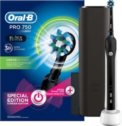 Oral B Oral-B PRO 750 - Elektrische Tandenborstel - Zwart -SmileBright Goedkope Winkel 1163x1200