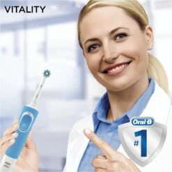Oral B Oral-B Vitality 100 CrossAction - Blauw - Elektrische Tandenborstel -SmileBright Goedkope Winkel 1198x1200 1