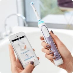 Oral B Oral-B Genius 10200W Orchid Purple Elektrische Tandenborstel Paars/Wit -SmileBright Goedkope Winkel 1198x1200 12