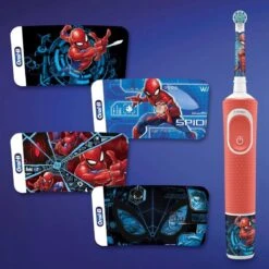 Oral B Oral-B Spiderman Elektrische Tandenborstel + Reisetui 10 Oral B Oral-B Spiderman Elektrische Tandenborstel + Reisetui -SmileBright Goedkope Winkel 1198x1200 23