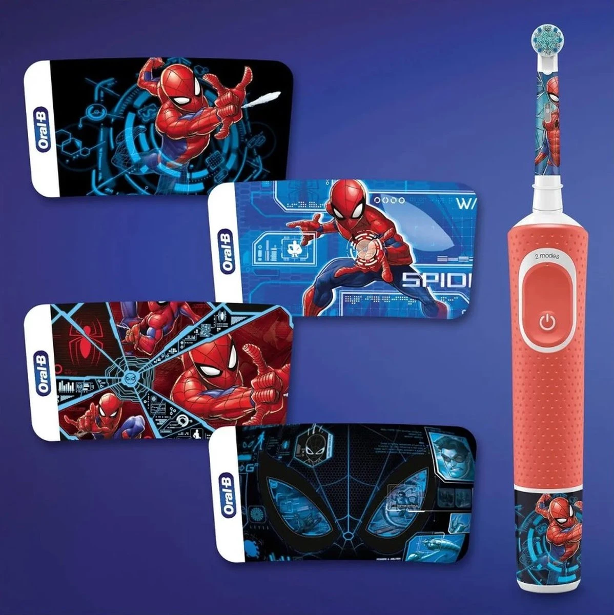 Oral B Oral-B Spiderman Elektrische Tandenborstel + Reisetui 4 Oral B Oral-B Spiderman Elektrische Tandenborstel + Reisetui - Afbeelding 4
