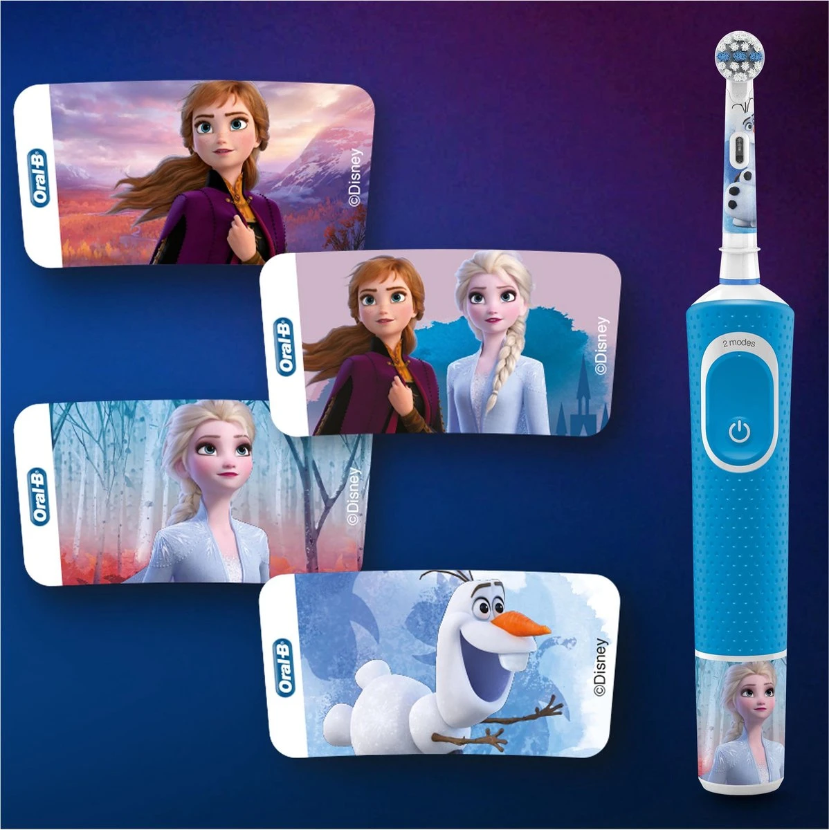 Oral B Oral-B Kids Elektrische Tandenborstel - Disney Frozen - Voor Kinderen Vanaf 3 Jaar 6 Oral B Oral-B Kids Elektrische Tandenborstel - Disney Frozen - Voor Kinderen Vanaf 3 Jaar - Afbeelding 6