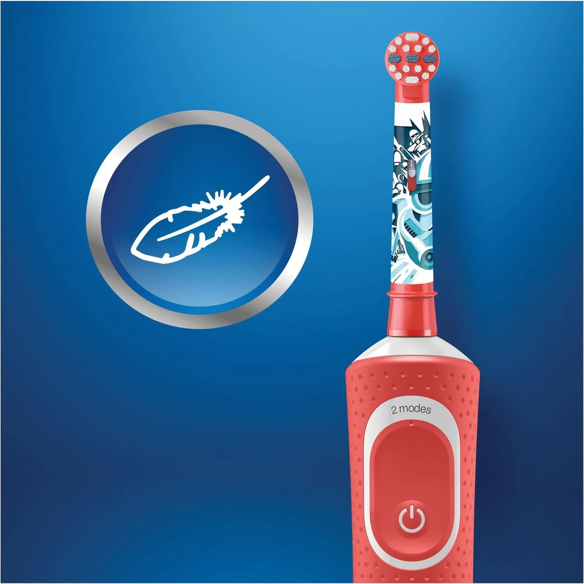 Oral B Oral-B Kids Mickey - Elektrische Tandenborstel - Powered By Braun - 1 Handvat En 1 Opzetborstel 7 Oral B Oral-B Kids Mickey - Elektrische Tandenborstel - Powered By Braun - 1 Handvat En 1 Opzetborstel - Afbeelding 7