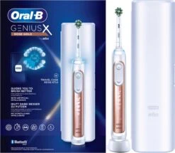 Oral B Oral-B Genius X - Elektrische Tandenborstel - Rosegold -SmileBright Goedkope Winkel 1200x1043