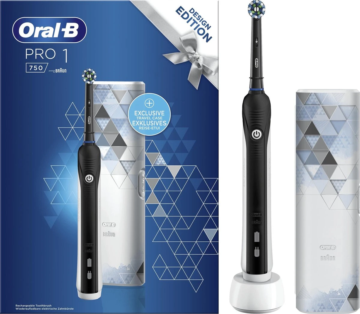 Oral B Oral-B PRO 1 - 750 - Elektrische Tandenborstel - Inclusief Reisetui 3 Oral B Oral-B PRO 1 - 750 - Elektrische Tandenborstel - Inclusief Reisetui - Afbeelding 3