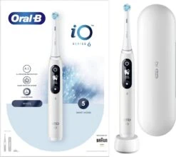 Oral B Oral-B IO 6 - Elektrische Tandenborstel - Wit -SmileBright Goedkope Winkel 1200x1070