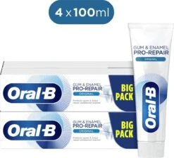 Oral B Oral-B Tandvlees & Glazuur Pro-Repair Origineel - Voordeelverpakking 4 X 100 Ml - Tandpasta Verpakt In Gerecycleerd Karton 8 Oral B Oral-B Tandvlees & Glazuur Pro-Repair Origineel - Voordeelverpakking 4 X 100 Ml - Tandpasta Verpakt In Gerecycleerd Karton -SmileBright Goedkope Winkel 1200x1087