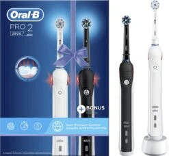 Oral B Oral-B PRO 2 2900 - Elektrische Tandenborstel - Duopack 25 Oral B Oral-B PRO 2 2900 - Elektrische Tandenborstel - Duopack -SmileBright Goedkope Winkel 1200x1106 1