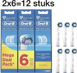 Oral B Precision Clean 12 Stuk. 2x6 -SmileBright Goedkope Winkel 1200x1137