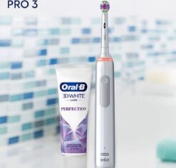 Oral B Oral-B PRO 3 3800 3D-White Elektrische Tandenborstel Wit + Tandpasta -SmileBright Goedkope Winkel 1200x1147