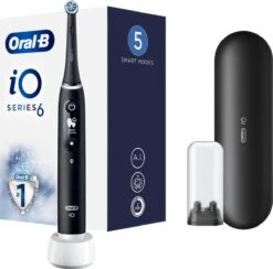 Oral B IO 6N - SMILE Black Lava Elektrische Tandenborstel Ontworpen Door Braun -SmileBright Goedkope Winkel 1200x1186