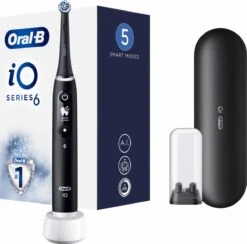 Oral B IO 6N - SMILE Black Lava Elektrische Tandenborstel Ontworpen Door Braun -SmileBright Goedkope Winkel 1200x1187