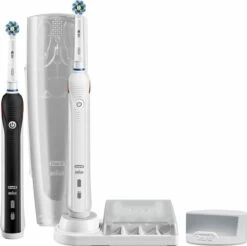 Oral B Oral-B Smart 5 5900 - Zwart En Wit - Elektrische Tandenborstel - Duopack -SmileBright Goedkope Winkel 1200x1193