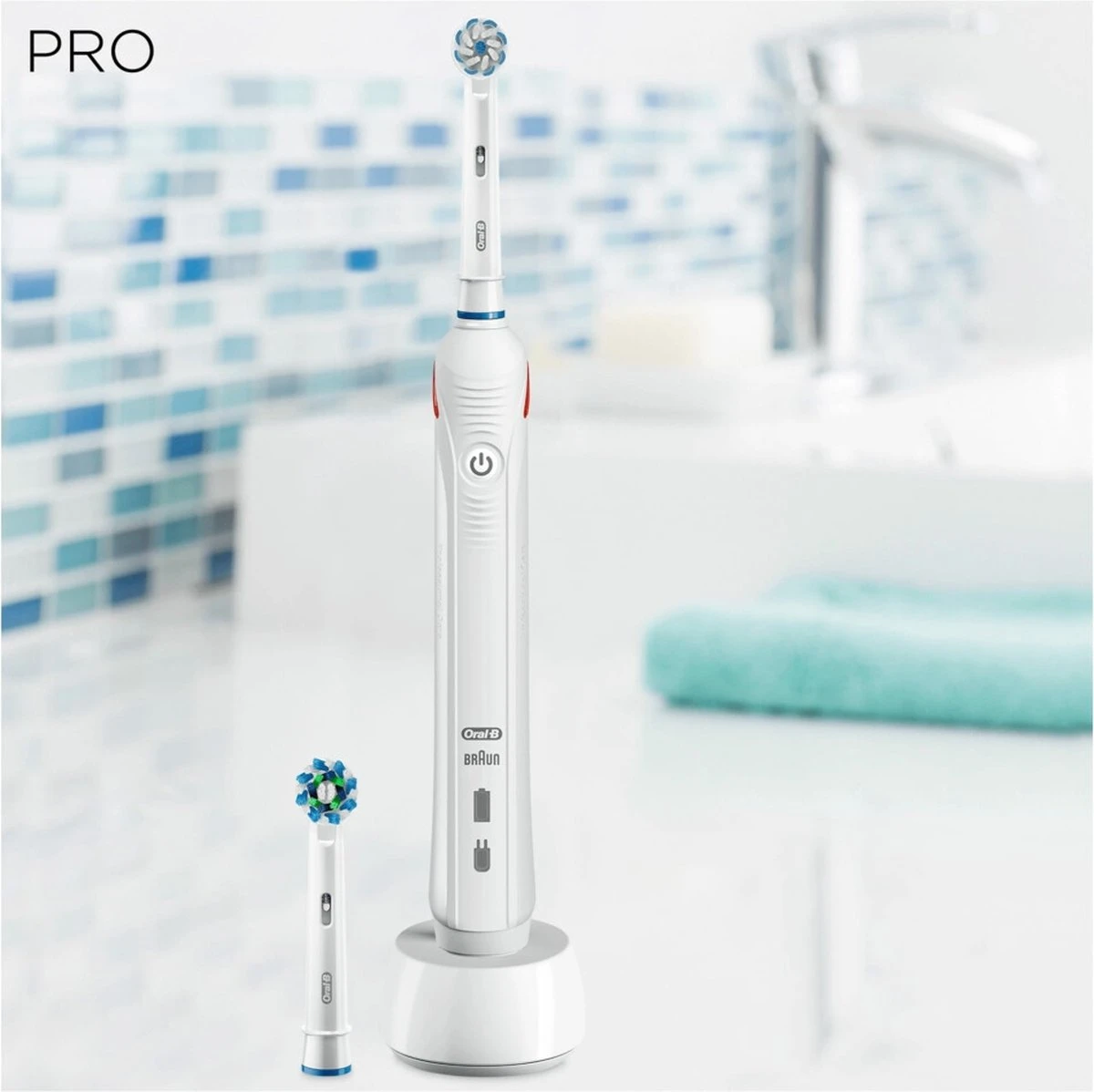 Oral B Oral-B Pro 2 2700 - Sensi Ultra Thin - Elektrische Tandenborstel - Wit 9 Oral B Oral-B Pro 2 2700 - Sensi Ultra Thin - Elektrische Tandenborstel - Wit - Afbeelding 9