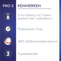 Oral B Oral-B PRO 3 3700 Elektrische Tandenborstel Blauw -SmileBright Goedkope Winkel 1200x1198 71