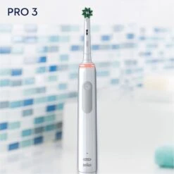 Oral B Oral-B Pro 3 3000 - Wit - Elektrische Tandenborstel - Ontworpen Door Braun - 1 Handvat En 1 Opzetborstel -SmileBright Goedkope Winkel 1200x1199 3