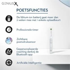 Oral B Oral-B Genius X - Wit - Elektrische Tandenborstel - Ontworpen Door Braun - 1 Handvat En 1 Opzetborstel 14 Oral B Oral-B Genius X - Wit - Elektrische Tandenborstel - Ontworpen Door Braun - 1 Handvat En 1 Opzetborstel -SmileBright Goedkope Winkel 1200x1200 1