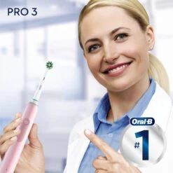 Oral B Oral-B Pro 3 - 3900 - Zwarte En Roze - Elektrische Tandenborstel -SmileBright Goedkope Winkel 1200x1200 123