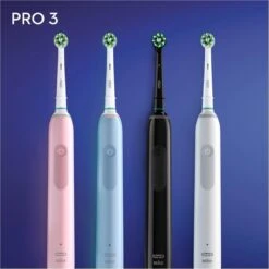 Oral B Oral-B Pro 3 - 3900 - Zwarte En Roze - Elektrische Tandenborstel -SmileBright Goedkope Winkel 1200x1200 124