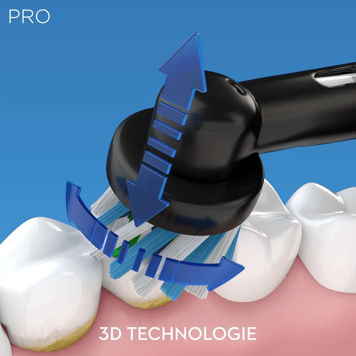 Oral B Oral-B Pro 2 2500 - Zwart - Elektrische Tandenborstel 4 Oral B Oral-B Pro 2 2500 - Zwart - Elektrische Tandenborstel - Afbeelding 4