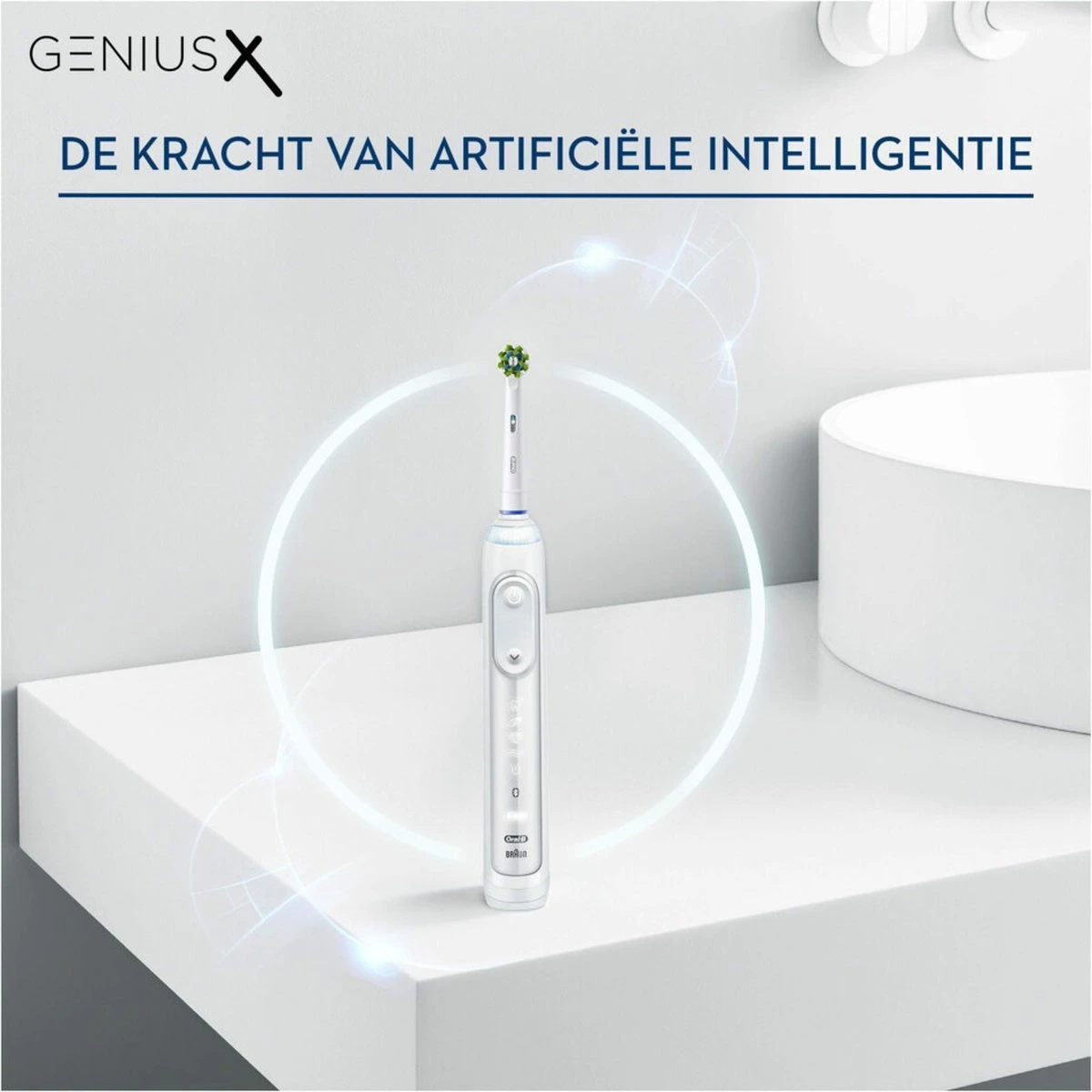 Oral B Oral-B Genius X - Wit - Elektrische Tandenborstel - Ontworpen Door Braun - 1 Handvat En 1 Opzetborstel 11 Oral B Oral-B Genius X - Wit - Elektrische Tandenborstel - Ontworpen Door Braun - 1 Handvat En 1 Opzetborstel - Afbeelding 11