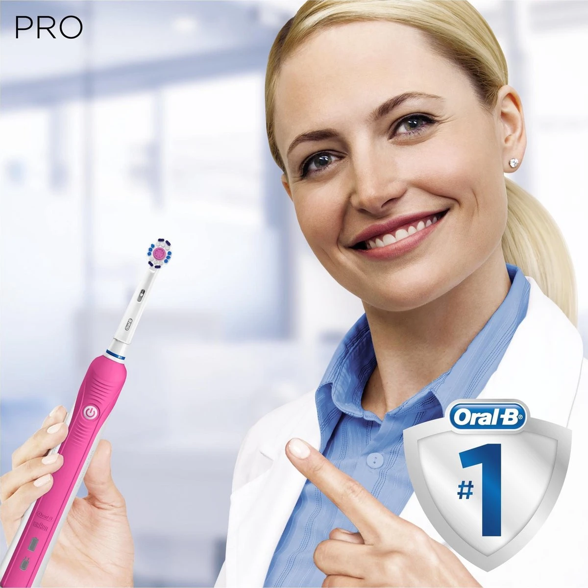 Oral B Oral-B PRO 2500 3D - Elektrische Tandenborstel - Roze 6 Oral B Oral-B PRO 2500 3D - Elektrische Tandenborstel - Roze - Afbeelding 6