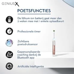 Oral B Oral-B Genius X Elektrische Tandenborstel Rosegold -SmileBright Goedkope Winkel 1200x1200 278
