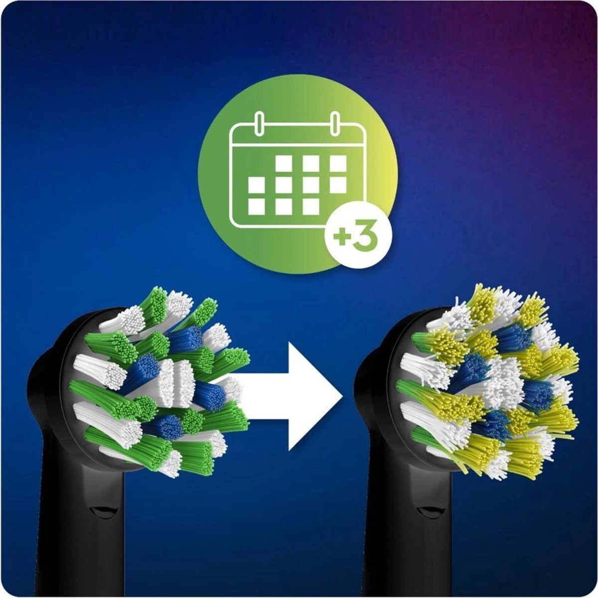 Oral-B CrossAction Opzetborstel Kleur Zwart, Verpakking Van 12 Stuks, Verpakking Van Brievenbusformaat 10 Oral-B CrossAction Opzetborstel Kleur Zwart, Verpakking Van 12 Stuks, Verpakking Van Brievenbusformaat - Afbeelding 10