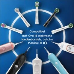 Oral B Oral-B CrossAction - Met CleanMaximiser-technologie - Opzetborstels - Zwart - 10 Stuks -SmileBright Goedkope Winkel 1200x1200 327