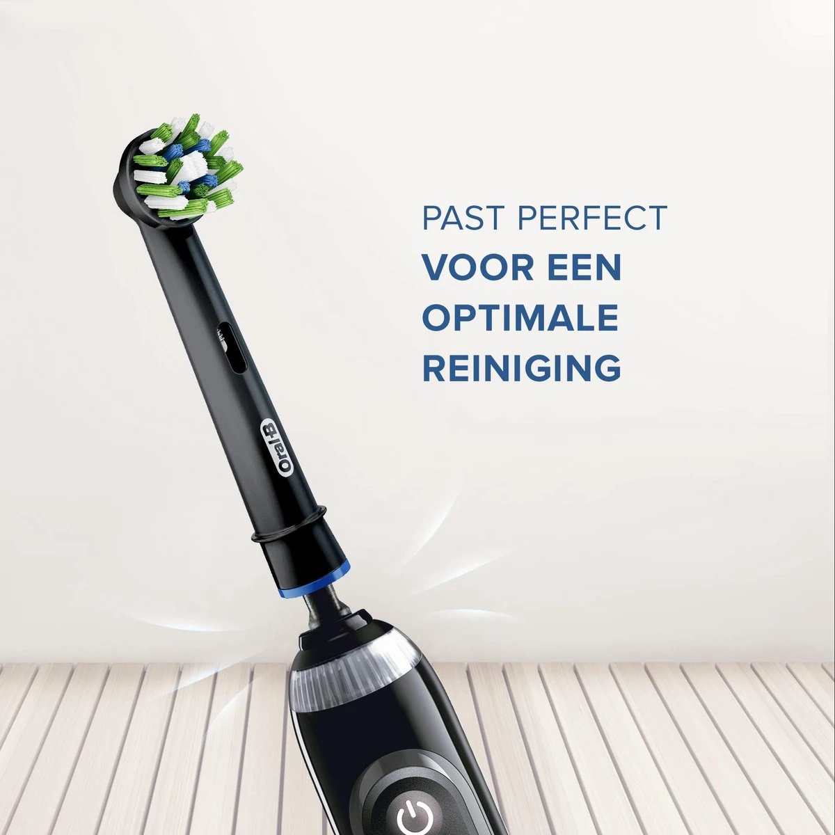 Oral B Oral-B CrossAction - Met CleanMaximiser-technologie - Opzetborstels - Zwart - 2 Stuks 3 Oral B Oral-B CrossAction - Met CleanMaximiser-technologie - Opzetborstels - Zwart - 2 Stuks - Afbeelding 3