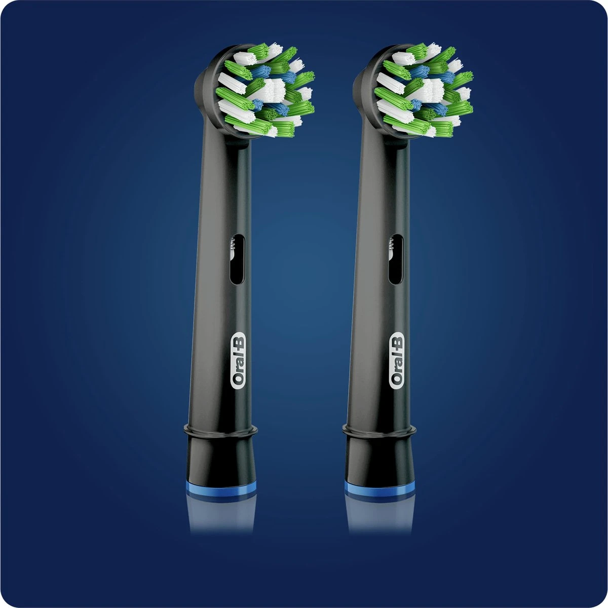 Oral B Oral-B CrossAction - Met CleanMaximiser-technologie - Opzetborstels - Zwart - 2 Stuks 6 Oral B Oral-B CrossAction - Met CleanMaximiser-technologie - Opzetborstels - Zwart - 2 Stuks - Afbeelding 6