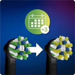 Oral B Oral-B CrossAction - Met CleanMaximiser-technologie - Opzetborstels - Zwart - 4stuks 10 Oral B Oral-B CrossAction - Met CleanMaximiser-technologie - Opzetborstels - Zwart - 4stuks -SmileBright Goedkope Winkel 1200x1200 518