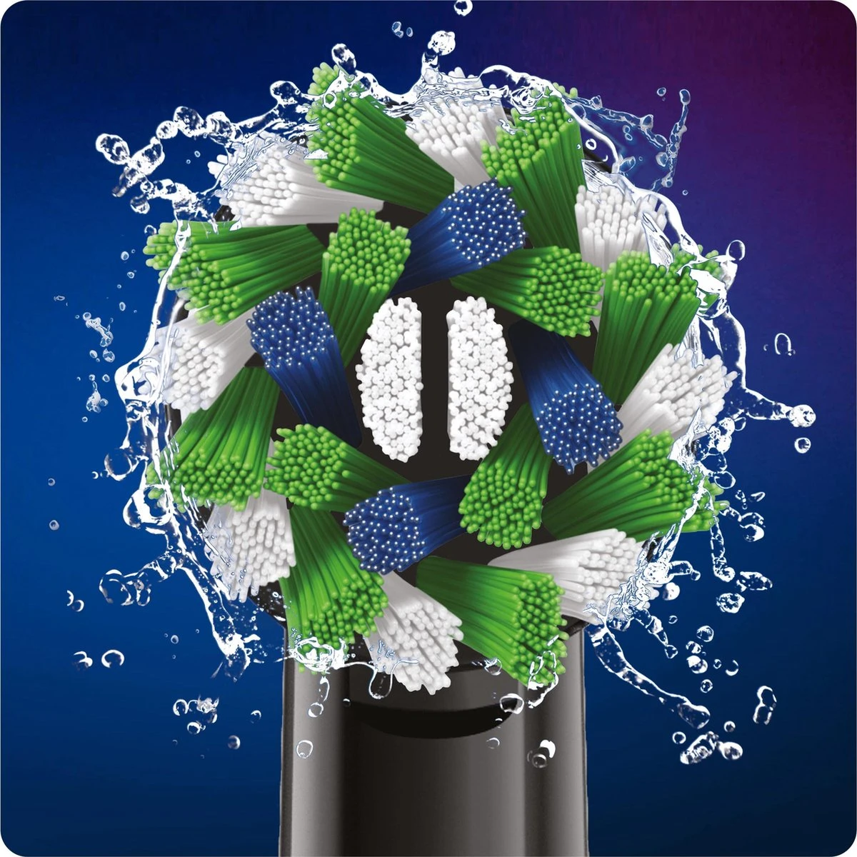 Oral B Oral-B CrossAction - Met CleanMaximiser-technologie - Opzetborstels - Zwart - 4stuks 4 Oral B Oral-B CrossAction - Met CleanMaximiser-technologie - Opzetborstels - Zwart - 4stuks - Afbeelding 4