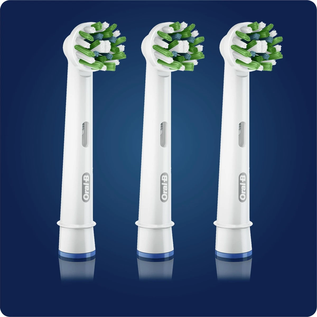 Oral B Oral-B CrossAction - Met CleanMaximiser-technologie - Opzetborstels - 3 Stuks 2 Oral B Oral-B CrossAction - Met CleanMaximiser-technologie - Opzetborstels - 3 Stuks - Afbeelding 2