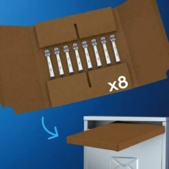 Oral B Oral-B 3D White - Met CleanMaximiser-technologie - Opzetborstels - 8 Stuks - Brievenbusverpakking -SmileBright Goedkope Winkel 1200x1200 541