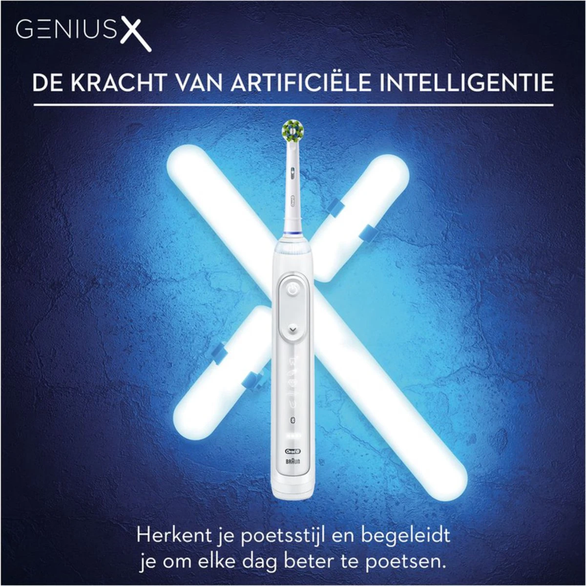 Oral B Oral-B Genius X - Wit - Elektrische Tandenborstel - Ontworpen Door Braun - 1 Handvat En 1 Opzetborstel 2 Oral B Oral-B Genius X - Wit - Elektrische Tandenborstel - Ontworpen Door Braun - 1 Handvat En 1 Opzetborstel - Afbeelding 2