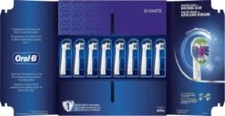 Oral B Oral-B 3D White - Met CleanMaximiser-technologie - Opzetborstels - 8 Stuks - Brievenbusverpakking -SmileBright Goedkope Winkel 1200x624