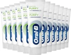 Oral B 12x Oral-B Tandpasta Gum Purify Zachte Whitening 75 Ml -SmileBright Goedkope Winkel 1200x926
