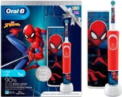 Oral B Oral-B Spiderman Elektrische Tandenborstel + Reisetui 12 Oral B Oral-B Spiderman Elektrische Tandenborstel + Reisetui -SmileBright Goedkope Winkel 1200x952