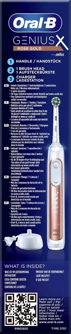 Oral B Oral-B Genius X Elektrische Tandenborstel Rosegold -SmileBright Goedkope Winkel 258x1200 1