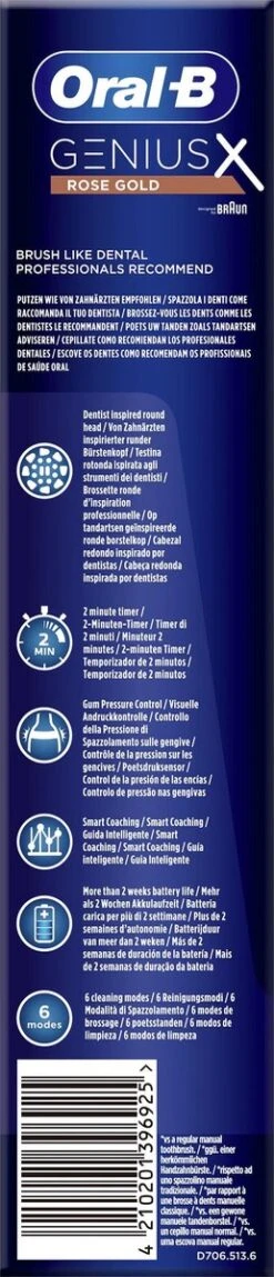 Oral B Oral-B Genius X Elektrische Tandenborstel Rosegold -SmileBright Goedkope Winkel 258x1200 2