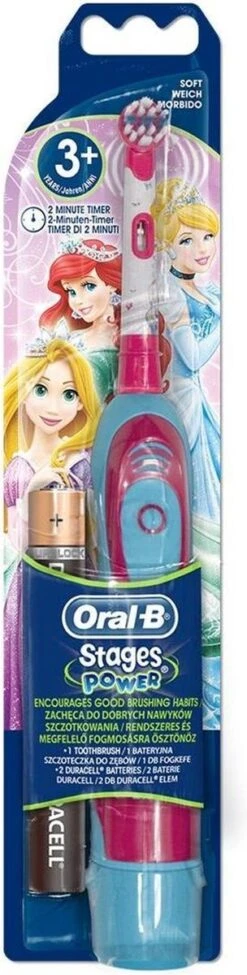 Oral B Oral-B Stages Power Kids Elektrische Tandenborstel (2 Stuks) Op Batterijen Met Disney Cars En Princess - DUO Pack -SmileBright Goedkope Winkel 304x1200 2